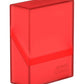 Ultimate Guard Boulder 40+ Classic, Deck Case For 40 Double-Sleeved Tcg Cards, Ruby, Secure & Durable Storage For Trading Card Games, Soft-Touch Finish