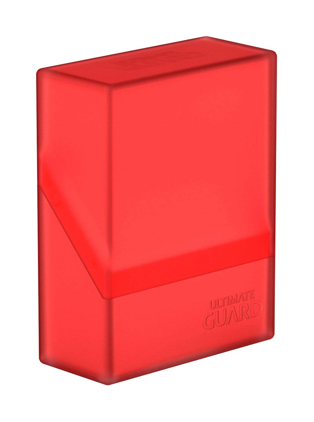 Ultimate Guard Boulder 40+ Classic, Deck Case For 40 Double-Sleeved Tcg Cards, Ruby, Secure & Durable Storage For Trading Card Games, Soft-Touch Finish