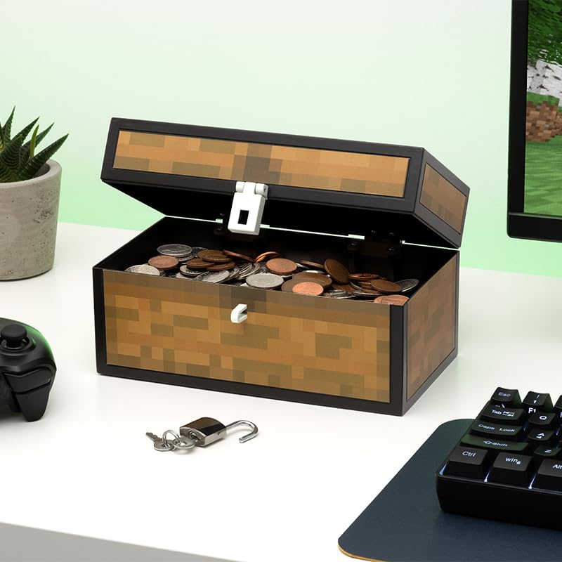 Paladone Minecraft Chest Money Box, Multicolor, One Size