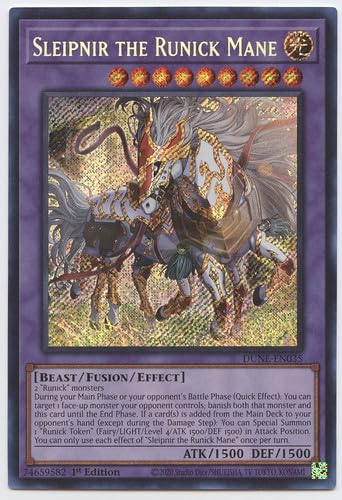 Sleipnir The Runick Mane - Dune-En035 - Secret Rare - 1St Edition