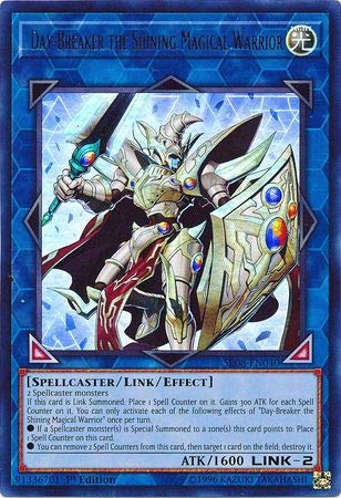 Yu-Gi-Oh! - Day-Breaker The Shining Magical Warrior - Sr08-En040 - Ultra Rare - 1St Edition - Structure Deck: Order Of The Spell