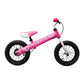 Balance Bike, 12'' Metal Toddler Training Bicycle, Pink