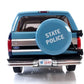 Greenlight 1996 Ford Bronco Xlt Massachusetts State Police 1/18