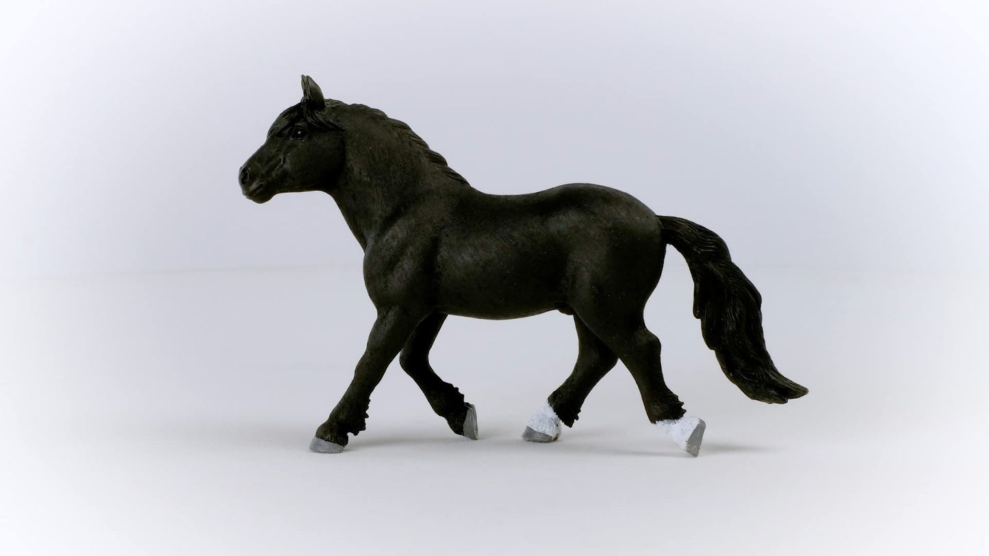 Schleich Farm World Realistic Noriker Stallion Horse Figurine - Highly Detailed And Durable Farm Animal Toy, Fun And Educational Play For Boys And Girls, Gift For Kids Ages 3+