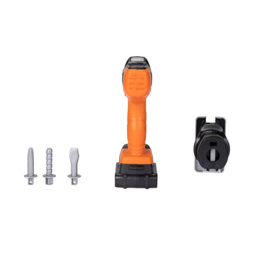 BLACK+DECKER Matrix Jr Power Drill & Jigsaw Kids Tool Play Toy - Forward & Reverse Drilling Action