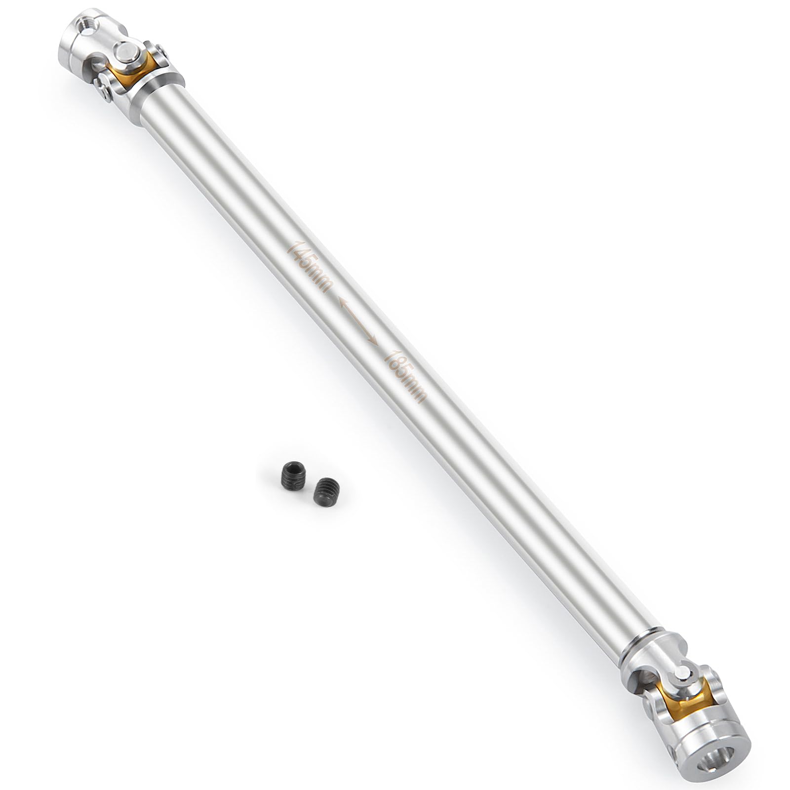 RC-Hub 1Pcs RC Driveshafts Metal Drive Shaft 45-50/47-57/55-67/60-80mm for 1:14 Tamiya Trailer Tractor Truck RC Crawler Car (145