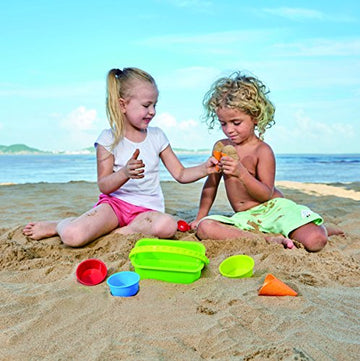 Hape Ice Cream Shop Sand and Beach Toy Set Toys, Multicolor