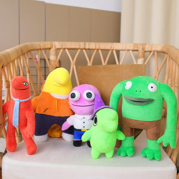 9.8In Smile-Friends Season 2 Plushies Smiling Plush- Stuffed Animal Pillows Toy Figures Gift For Tv Movie Fans Enthusiasts,Partners,Children,And Friends (Mr. Frog)