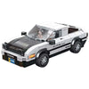 Mossio 1:18 Scale Trueno Block Car Super Sports Car Model Kit With Mini Figures 292Piece Street Racer Design Diy Building Blocks