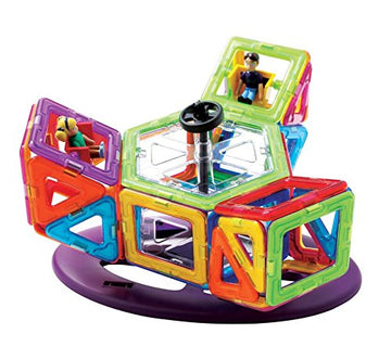 Magformers 63074 Creator Carnival Set (46-Pieces) Deluxe Building Set. Magnetic Building Blocks, Educational Magnetic Tiles, Magnetic Building Stem Toy Set
