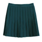 Beautifulfashionlife Womens High Waist Solid Pleated Invisible Green Skirts (L,Dark Green)