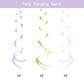 Litaus Macaron Birthday Decorations - Pack Of 20 | Happy Birthday Banner, Tissue Paper, Swirls, Garland | Birthday Decorations F