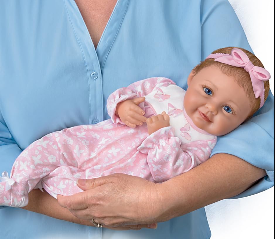 The Ashton-Drake Galleries Hold Me Hailey Interactive Baby Doll By Ping Lau, So Truly Real Lifelike Doll With Realtouch Vinyl Sk