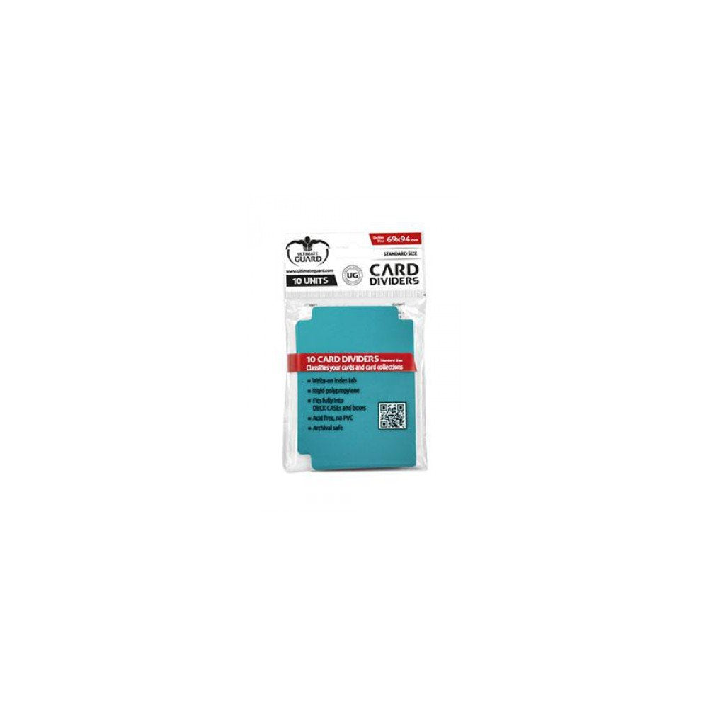 Ultimate Guard Divider Protective Card Sleeves (10 Piece), Light Petrol