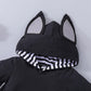 Baby Bat Costume: Baby Boy Halloween Costumes Infant Costume Newborn Cloak Romper Bat Ears Jumpsuit With Wings Cosplay Toddler Vampire Dress Up Hooded Clothes Photoshoot Black Skull Spider 0-3 Months