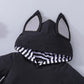 Baby Bat Costume: Baby Boy Halloween Costumes Infant Costume Newborn Cloak Romper Bat Ears Jumpsuit With Wings Cosplay Toddler Vampire Dress Up Hooded Clothes Photoshoot Black Skull Spider 0-3 Months