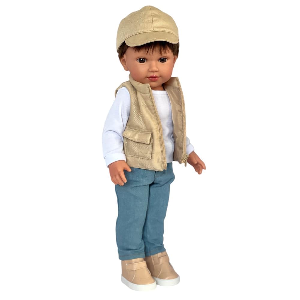 Kennedy And Friends 18 Inch Fashion Dolls- Tilt And Pose Feature And All Vinyl (F0-Brandon)