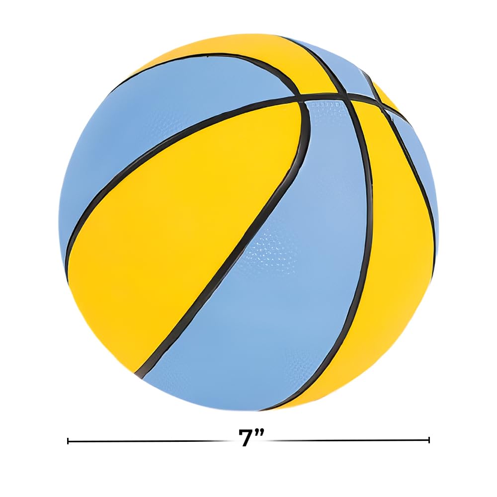 Rhode Island Novelty Assorted 7 Mini Basketballs | Set of 5 | Colors May Vary