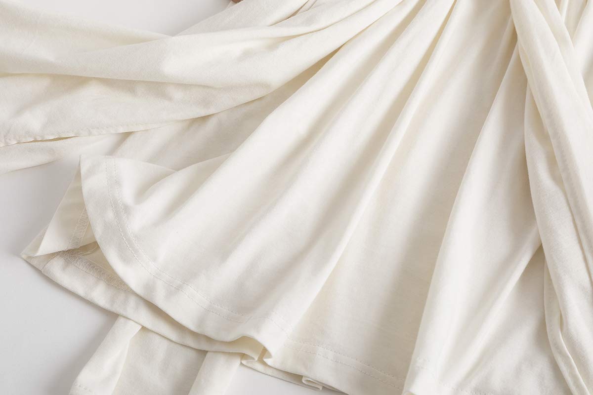 uikajia Rey Costume - Chewbacca Rhinestone, Princess Leia, Darth BB8 & R2D2 (Beige, 7 Years)