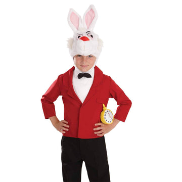 Fun Shack White Rabbit Kids Costume, Kids White Rabbit Costume Boys, White Rabbit Costume For Girls, Kids Rabbit Costume Kids, Large