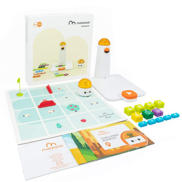Matatalab Coding Robot Set For Kids Ages 4+, Stem Educational Toy, Early Programming For Kids, Learn To Code Robot For Homeschool & Classroom Ages 4-10