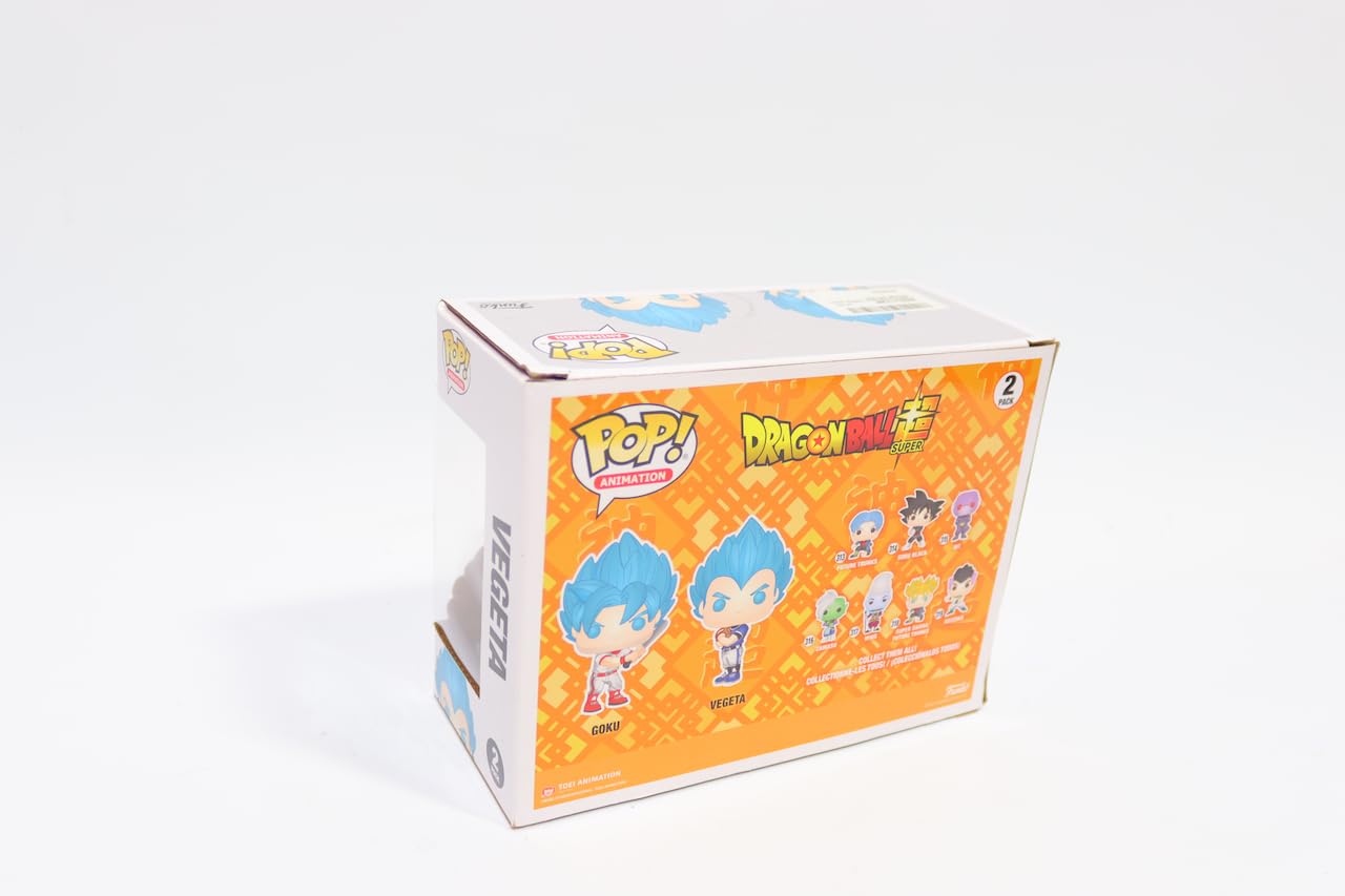 Funko Pop Animation: Dbs– Goku & Vegeta (Baseball) 2Pk (Exc)