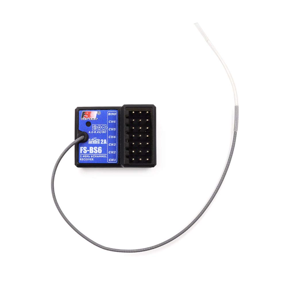 Flysky FS BS6 Receiver 2.4Ghz 6CH for Flysky FS-GT5 FS-IT4S FS-i6 FS-i6X Transmitter RC Car Boat (1PCS)