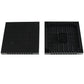 Feleph 18Pcs 5'' Base Brick 16X16 Black Plate 1/3 With Holes And Pin Pixel Art Painting Classic Blocks Compatible With 65803 367