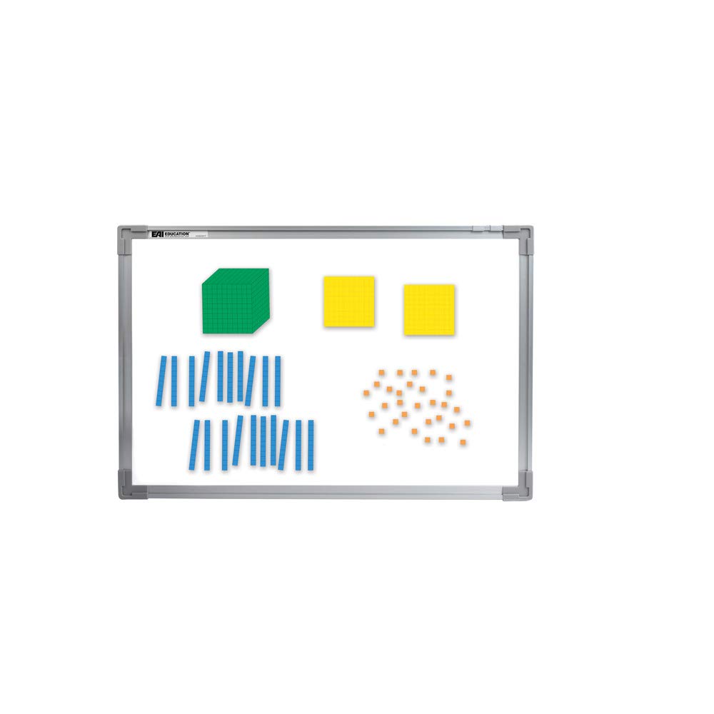 Eai Education Magnetic Quietshape Foam Base Ten: Differentiated - Set Of 53