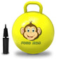 Flybar Hopper Ball For Kids - Bouncy Ball With Handle, Durable Bouncy Balls, Kangaroo Ball, Exercise Ball, Indoor And Outdoor Toy, Pump Included, Toddler Toys For Boys And Girls, Ages 3 And Up (Mnk S)