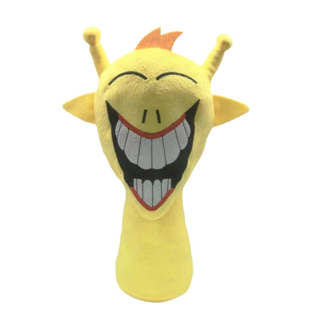 TechMax Solution Yellow Big Smile Sprunki Plush Toys