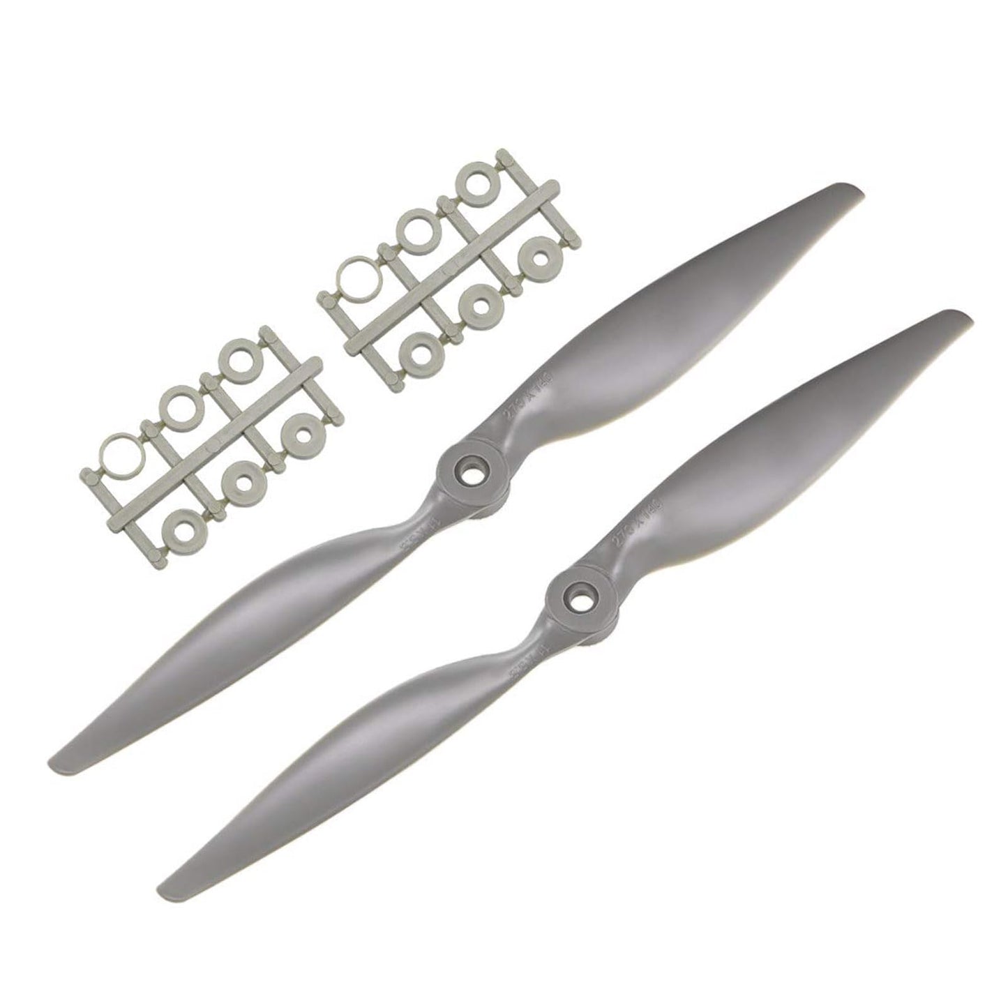 Top-Vigor 2Pcs Cw Rc Propellers 1155 11 X 5.5 Inch 2-Vane Rc Vehicle Propellers Replacement For Rc Airplane With Adapter Rings N