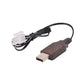 OooSure 1400mAh 4.8V 5557 Connecter Rechargeable NiCD Battery AA X 4/5559 Plug for RC Toy Household Electric Appliances Lighting
