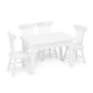 Miniature Dining Table & Chair Set For Dollhouse 1 12 Scale Wooden Furniture Model 5Pcs Doll House Mini Classic Decoration Acces