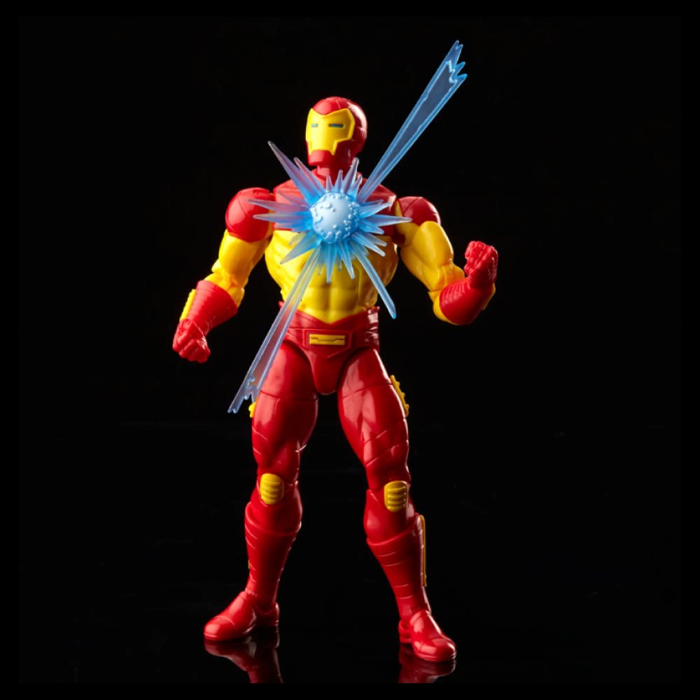 Hasbro Marvel Legends Retro Iron Man 6-inch Action Figure - Red, Plastic, War Machine Model