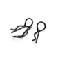 Hosim 8 pcs of 1.2mm Metal Body Clips Pins with 4 Teardrop-shaped Pull Tabs for All of 1:8 and 1:10 Scale RC Vehicles Cars Truck