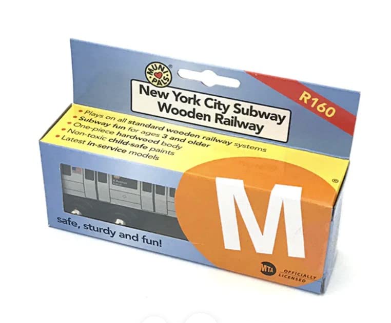 Muni Pals Munipals Mp01-110M Wooden Subway M Train Nyc Mta Nassau Street Local R160 Car