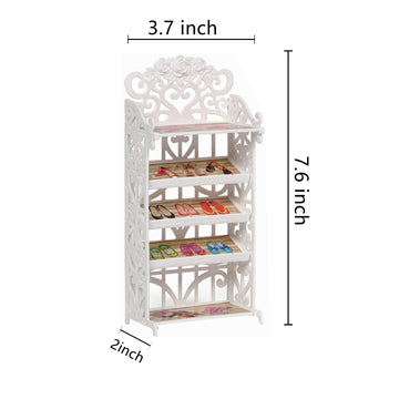 Highfun Doll Shoes Rack + 30 Pairs Doll Shoes 10 Doll Handbags 10 Doll Glasses Replacement Fashion Playset Accessories Different Assorted Colors High Heel Boots Sandals For 11.5 Inch Girl Doll