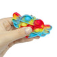 24 Pack Valentines Day Cards For Kids With Mini Heart Pop Fidget Toys For Boys Girls, Valentines Party Favors Classroom School E