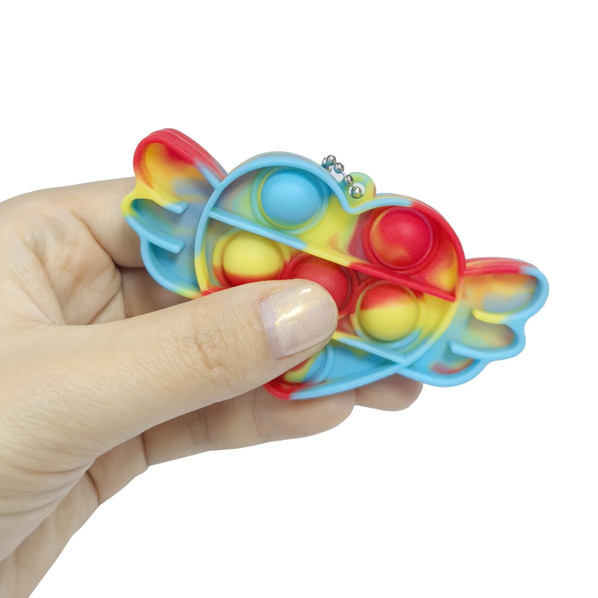 24 Pack Valentines Day Cards For Kids With Mini Heart Pop Fidget Toys For Boys Girls, Valentines Party Favors Classroom School E