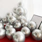 Silver Party Balloons 100Pcs 12Inch Chrome Metallic Silver Helium Balloons For Birthday Party Decoration And Arch Decoration Wed