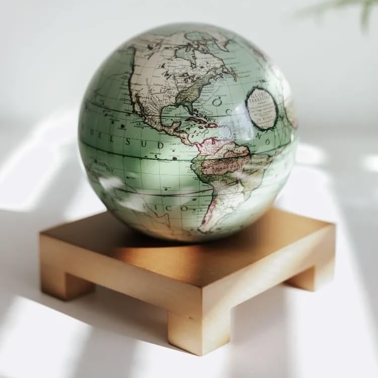 Mova Globe Antique Terrestrial Green 4.5'