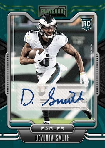 2021 Playbook Football Mega Box - 20 Trading Cards Per Box - One Autograph Or Memorabilia Card Per Box