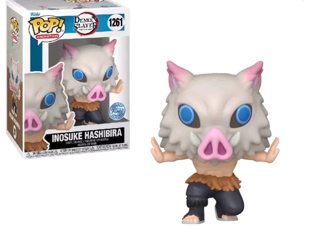 Funko Pop! Animation: Demon Slayer - Exclusive Multicolor Vinyl Figure (Inosuke 7Th Form Se #1261)