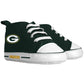 MasterPieces - NFL Baby Pre-Walkers Shoes, Officially Licensed Green Bay Packers Football, High Top Sneakers, Soft Anti-Slip Sol