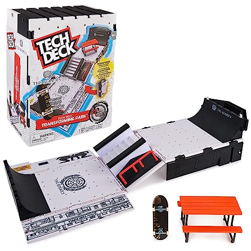 TECH DECK  The Berrics Transforming Park  X-Connect Park Creator  30-inch Wide Foldable Playset with Storage and limited availability Fingerboard  Kids Toy for Ages 6 and up