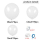 Kawkalsh White Balloon Arch Kit 111Pcs 18 12 5 Inch Latex Party Balloons Garland For Birthday Baby Shower Wedding Engagement Ann