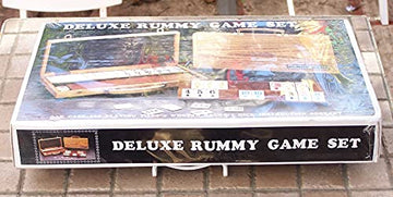 Deluxe Rummy With Wooden Racks In Attache Case