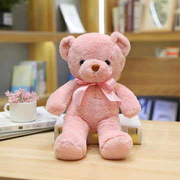 Hgplvxj 13.5 Pink Teddy Bear Plush Toy - Cute Stuffed Animal Gift for Kids & Girlfriend - Perfect for Birthdays, Christmas, Valentine's Day