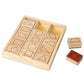 EAI Education Wooden GeoModel Geometric Plane Shape Stamps: Set of 15